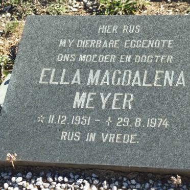MEYER Ella Magdalena 1951-1974