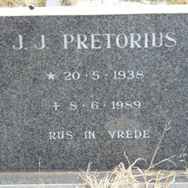 PRETORIUS J.J. 1938-1989
