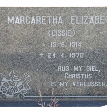 REENEN Margaretha Elizabeth 1914-1978
