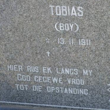 REENEN Tobias, van 1911- &amp; Margaretha Elizabeth 1914-1978  