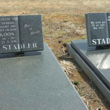 STADLER Koos 1917-1996 &amp; Hien 1917-2008