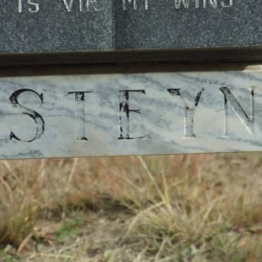 STEYN Christiaan Frederick 1937-1986 &amp; Catharina Pietronella 1937-  