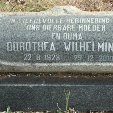 WYK Dorothea Wilhelmina, van 1923-2010