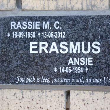 ERASMUS M.C. 1950-2012 &amp; Ansie 1954-