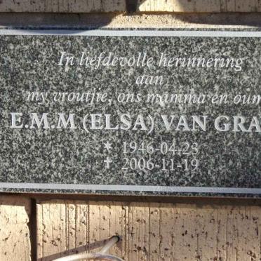 GRAAN E.M.M., van 1946-2006