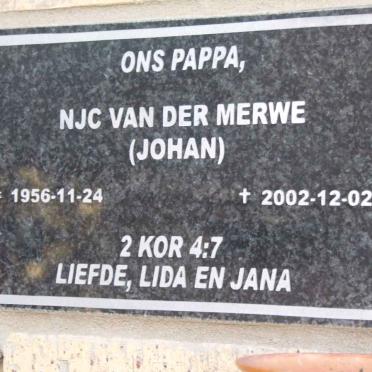MERWE N.J.C, van der 1956-2002