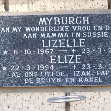 MYBURGH Lizelle 1967-2005 :: MYBURGH Elize 1994-2005