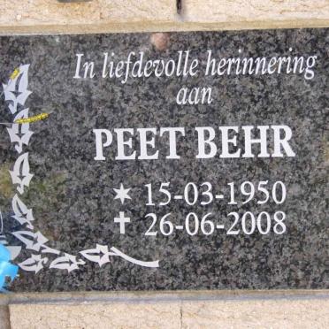 BEHR Peet 1950-2008
