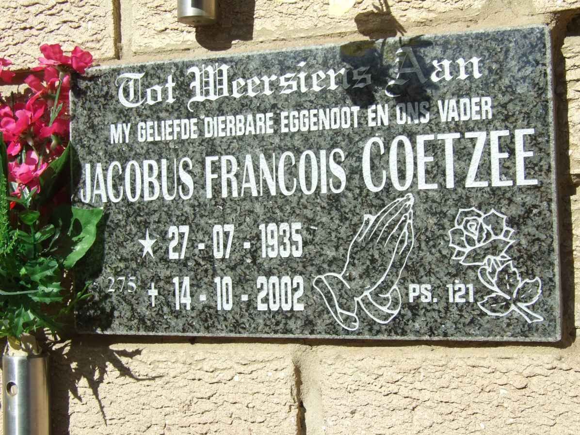 COETZEE Jacobus Francois 1935-2002