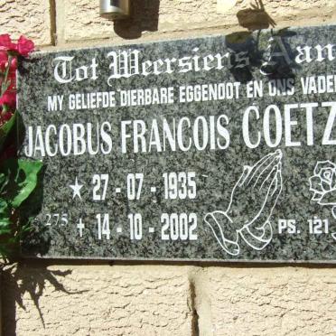 COETZEE Jacobus Francois 1935-2002