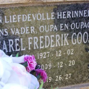 GOOSEN Carel Frederik 1927-2009