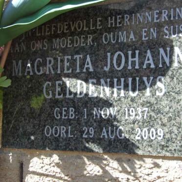GELDENHUYS Magrieta Johanna 1937-2009