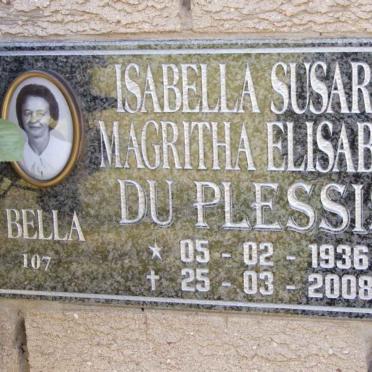 PLESSIS Isabella Susara Magritha Elisabet, du 1936-2008