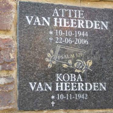 HEERDEN Attie, van 1944-2006 &amp; Koba 1942-
