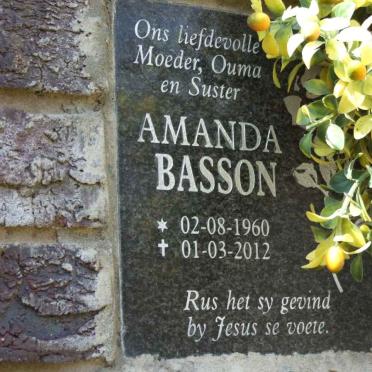 BASSON Amanda 1960-2012