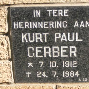 GERBER Kurt Paul 1912-1984