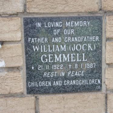 GEMMELL William 1922-1987