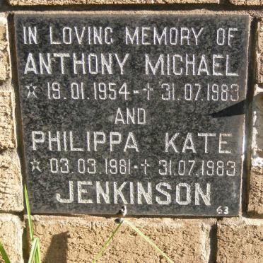 JENKINSON Anthony Michael 1954-1983 :: JENKINSON Philippa Kate 1981-1983