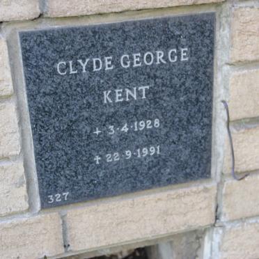 KENT Clyde George 1928-1991