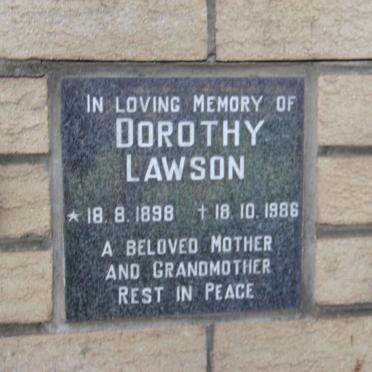 LAWSON Dorothy 1898-1986