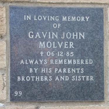 MOLVER Gavin John -??85