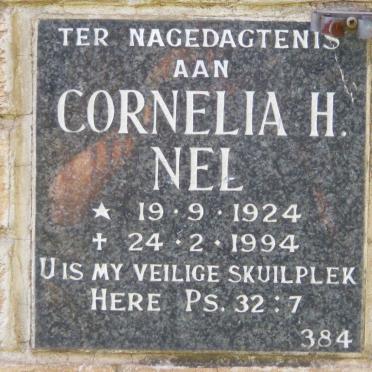 NEL Cornelia H. 1924-1994