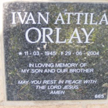 ORLAY Ivan Attila 1945-2004