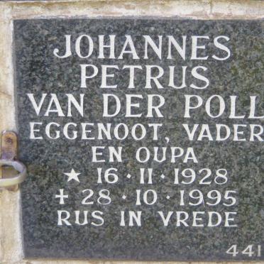 POLL Johannes Petrus, van der 1928-1995