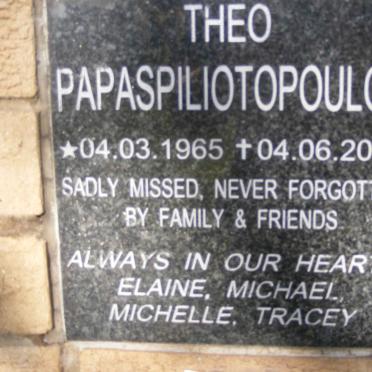 PAPASPILIOTOPOULOS Theo 1965-2005
