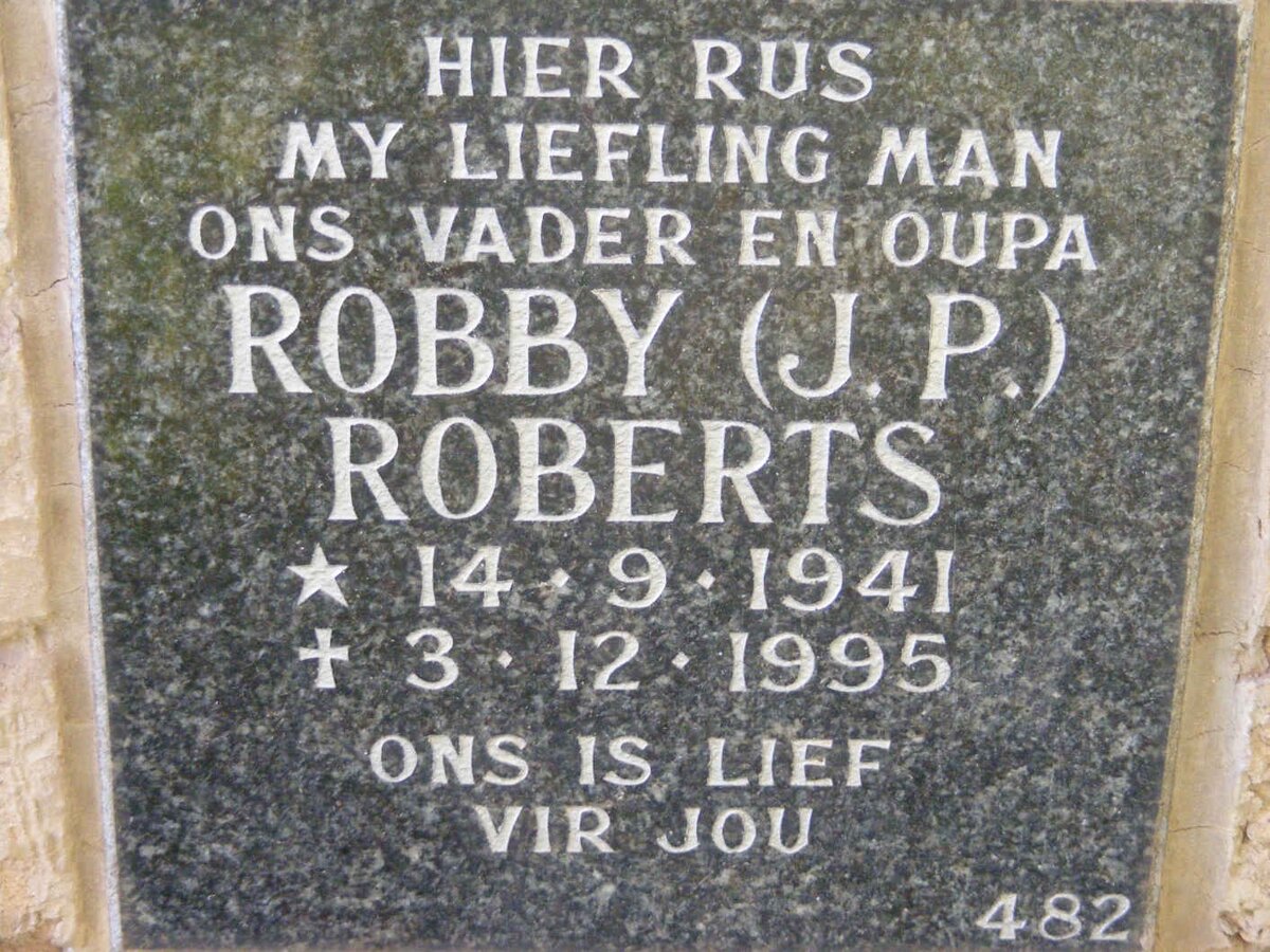 ROBERTS J.P. 1941-1995