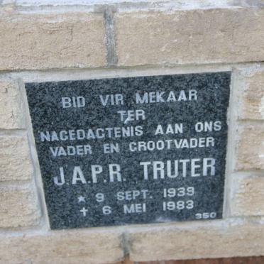 TRUTER J.A.P.R. 1939-1983