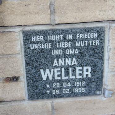 WELLER Anna 1912-1995