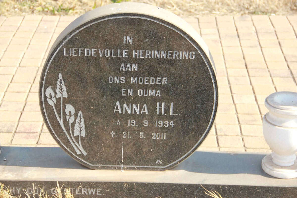 ? Anna H.L. 1934-2011