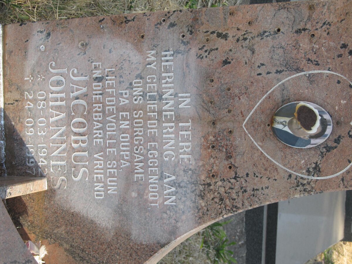 ? Jacobus Johannes 1942-1997