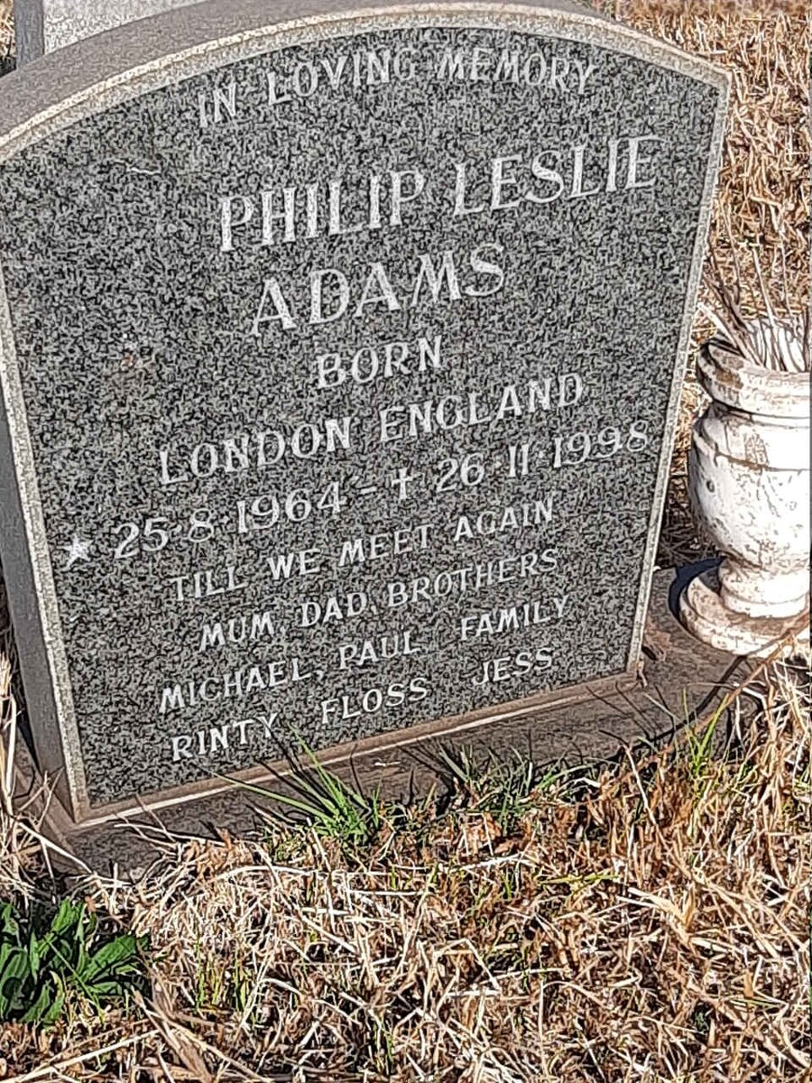 ADAMS Philip Leslie 1964-1998