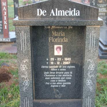 ALMEIDA Maria Florinda, de 1943-2007