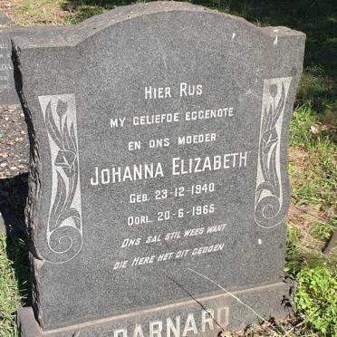 BARNARD Johanna Elizabeth 1940-1965