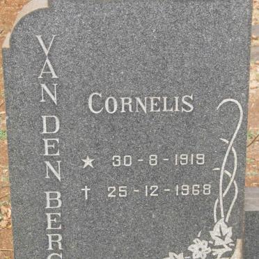 BERG Cornelis, van den 1919-1968