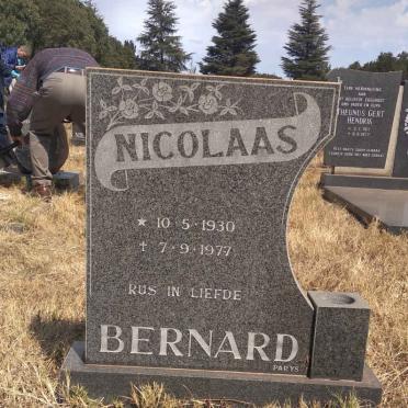 BERNARD Nicolaas 1930-1977
