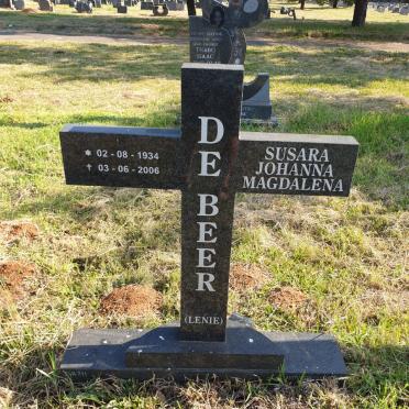 BEER Susara Johanna Magdalena, de 1934-2006
