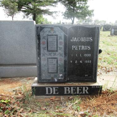 BEER Jacobus Petrus, de 1930-1993