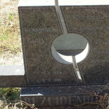 BEZUIDENHOUT Hermanus Carel 1924-1999 &amp; Martha Johanna VAN DER MERWE 1922-1995