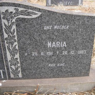 BEZUIDENHOUT Gert 1909-1969 &amp; Maria 1911-1983