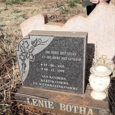 BOTHA Lenie 1921-1999