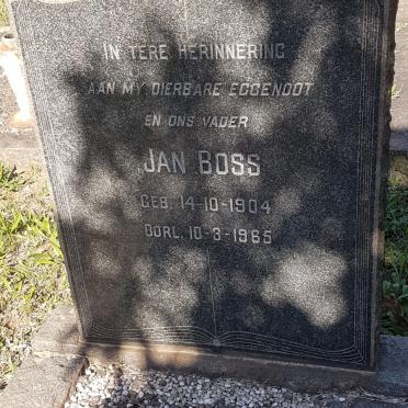 BOSS Jan 1904-1965