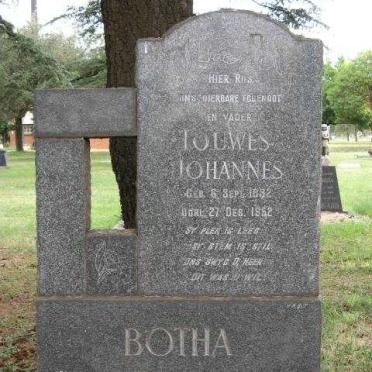 BOTHA Louwes Johannes 1892-1952