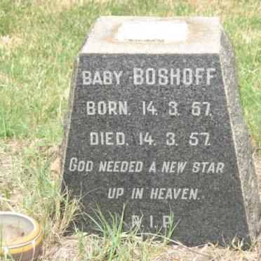 BOSHOFF Baby 1957-1957