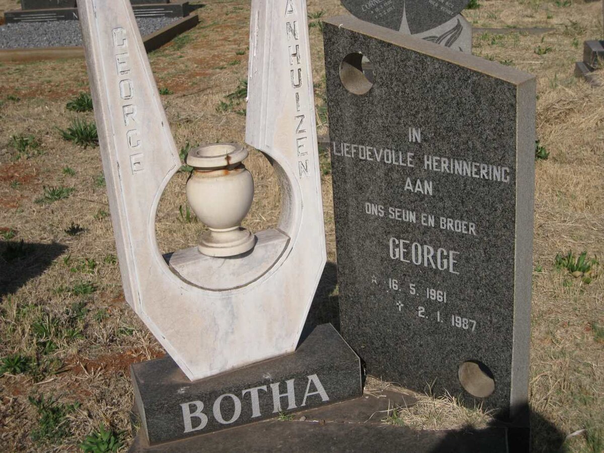 BOTHA George ?anhuizen 1961-1987 