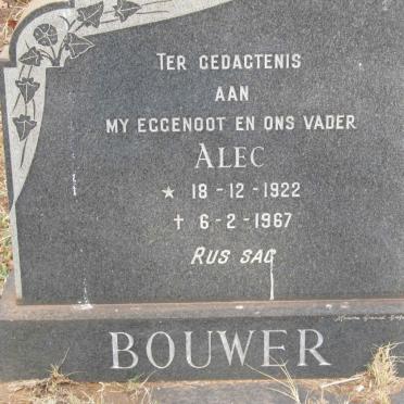 BOUWER Alec 1922-1967
