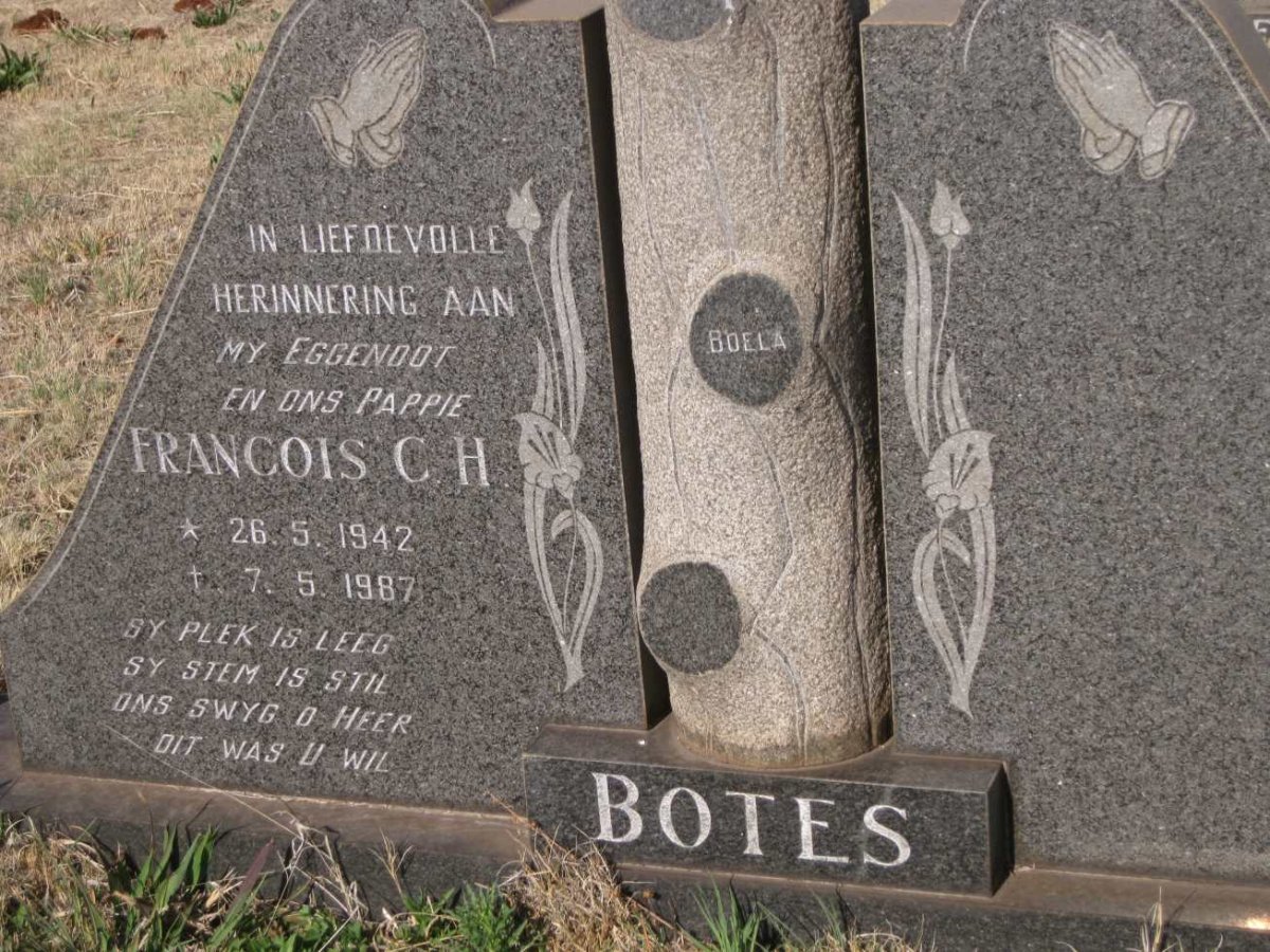 BOTES Francois C.H. 1942-1987